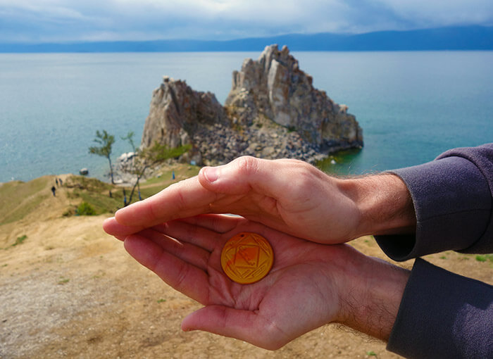 Зарядка амулета в месте силы